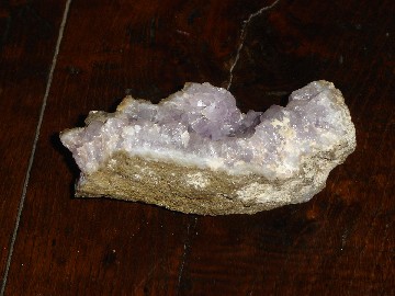 Améthyste cristaux violets
