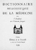 Dictionnaire humoristique de la médecine