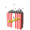 boîte pleine de popcorns