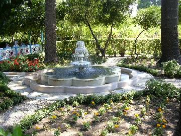 Fontaine dans un parc
