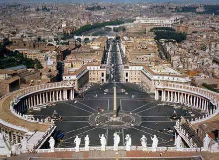 Rome et la basilique Saint Pierre